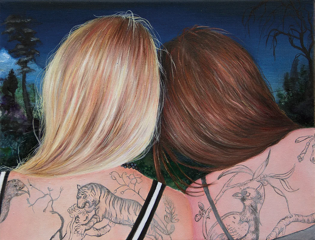 Untitled&nbsp;- 2014Oil on canvas,&nbsp;27 x 35cm