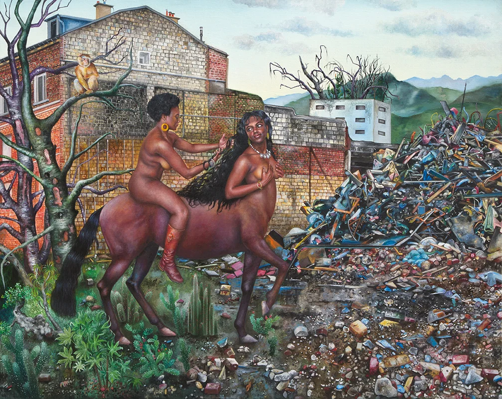 Incendie noir -&nbsp;2012Oil on canvas,&nbsp;160 x 200cm