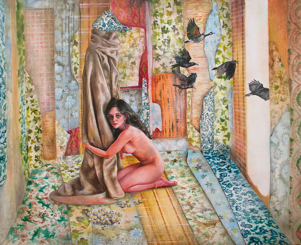La cabane du pêcheur -&nbsp;2012Oil on canvas,&nbsp;81 x 100cm