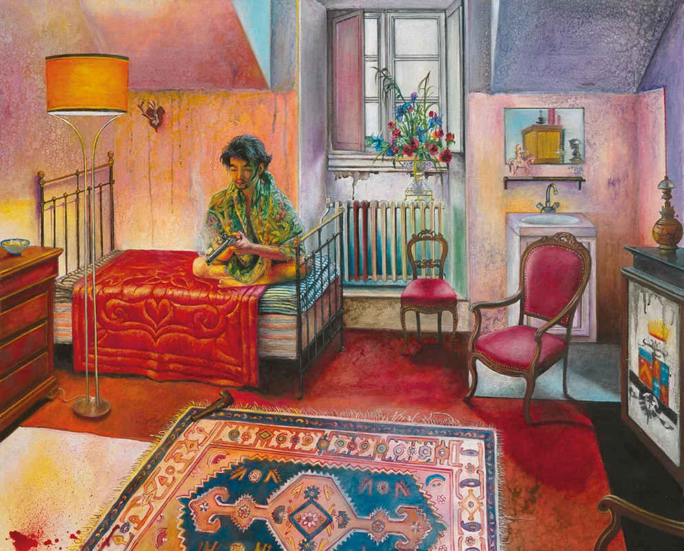 Les catleyas&nbsp;- 2011Oil on canvas,&nbsp;81 x 100cm