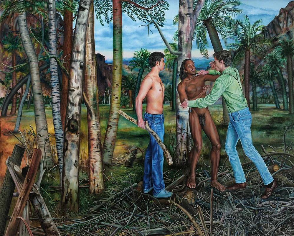 Histoires Naturelles II -&nbsp;2010Oil on canvas,&nbsp;160 x 200cm