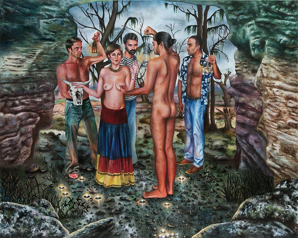 La grotte&nbsp;- 2010Oil on canvas,&nbsp;130 x 162cm