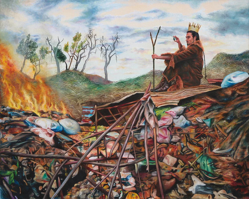 Le vent mauvais&nbsp;- 2010Oil on canvas,&nbsp;130 x 162cm