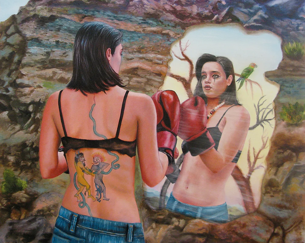 Des adieux - 2009 Oil on canvas, 65 x 81cm