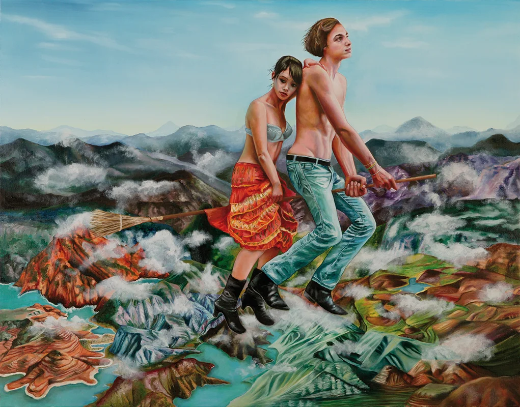 L'ultime voyage - 2009 Oil on canvas, 114 × 146cm