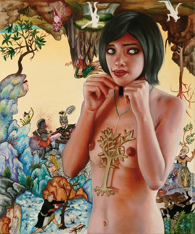 La Montagne Magique&nbsp;- 2009Oil on canvas,&nbsp;55 × 46cm