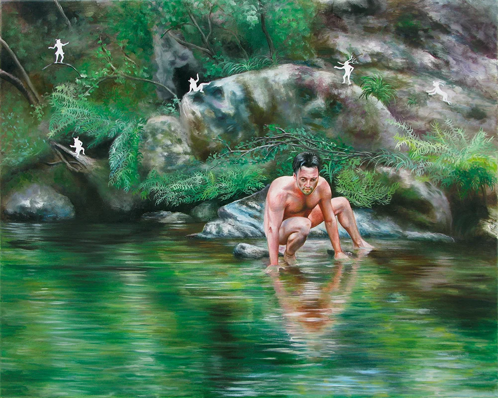 Le rocher immortel -&nbsp;2009Oil on canvas,&nbsp;65 x 81cm