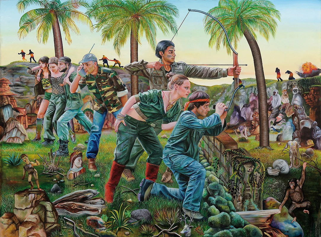 Reminisci&nbsp; - 2009Oil on canvas,&nbsp;185 × 250cm