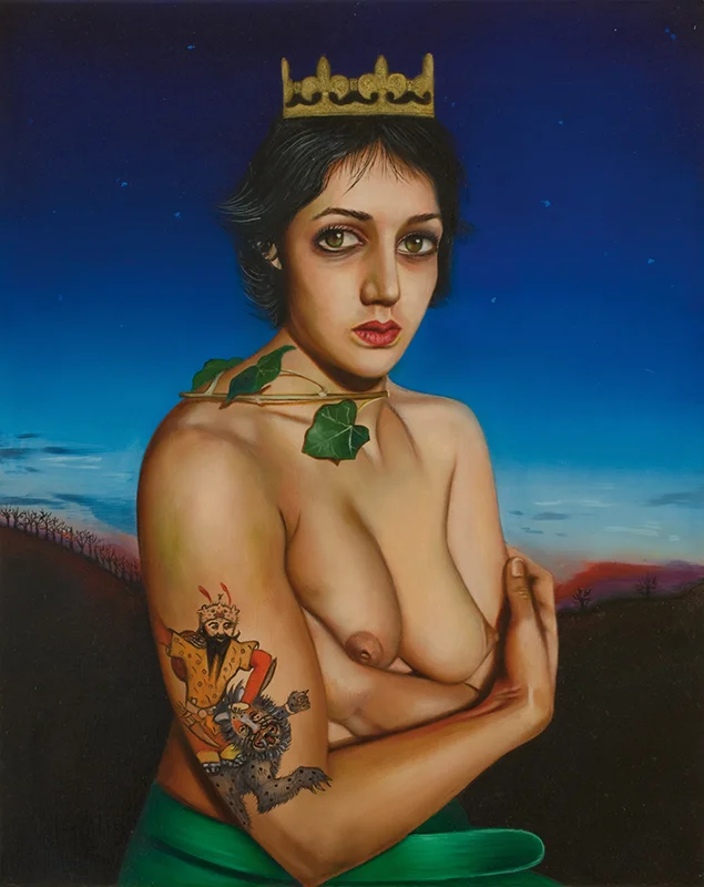 Leila&nbsp;-&nbsp;2008Oil on canvas, 81 × 65cm