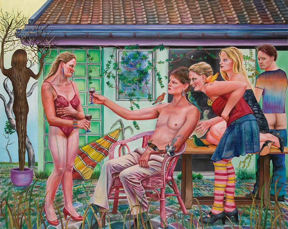 Meine liebe&nbsp;- 2008Oil on canvas, 160 × 200cm