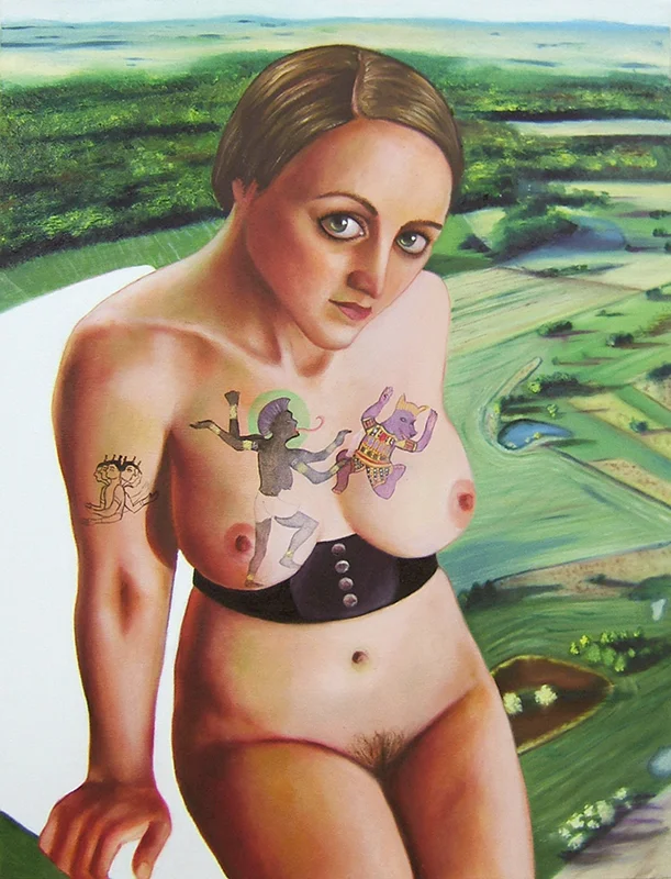 Nina&nbsp;- 2008Oil on canvas,&nbsp;60 × 45cm