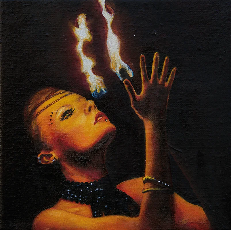 Untitled&nbsp;- 2014Oil on canvas,&nbsp;20 x 20cm