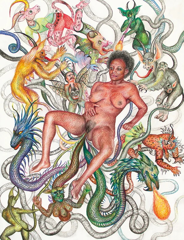 Untitled - 2012 mixed technique on paper, 62 x 46 cm