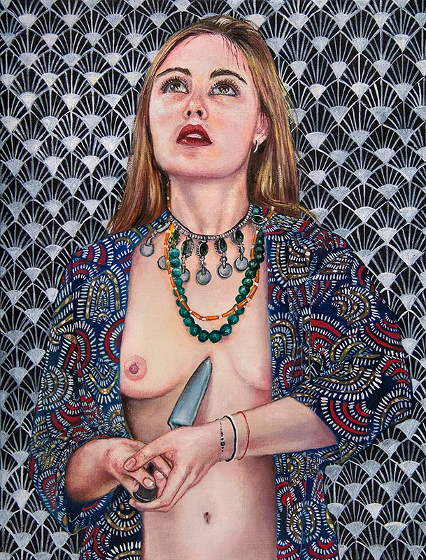 Lucrèce - 2018Oil on canvas, 35 x 27 cm