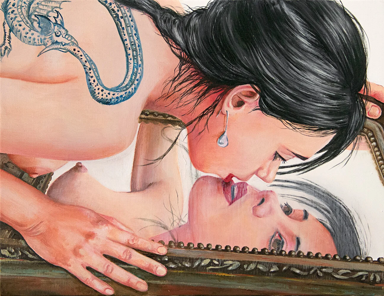 Le retour - 2019Oil on canvas, 27 x 35 cm