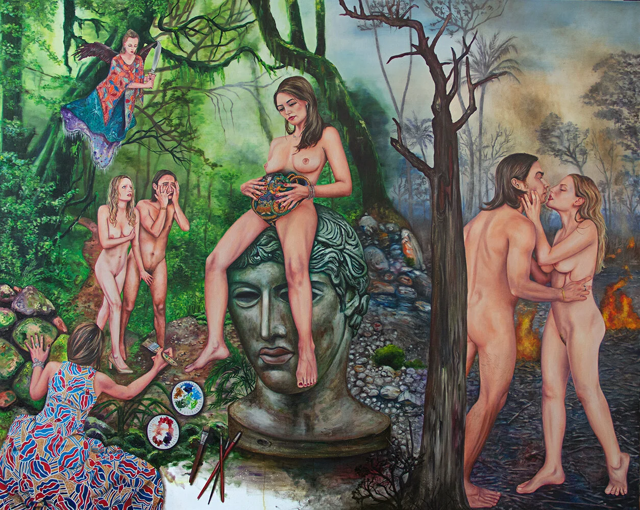 J’ai été chassée du paradis - 2019Oil on canvas, 160 x 200 cm