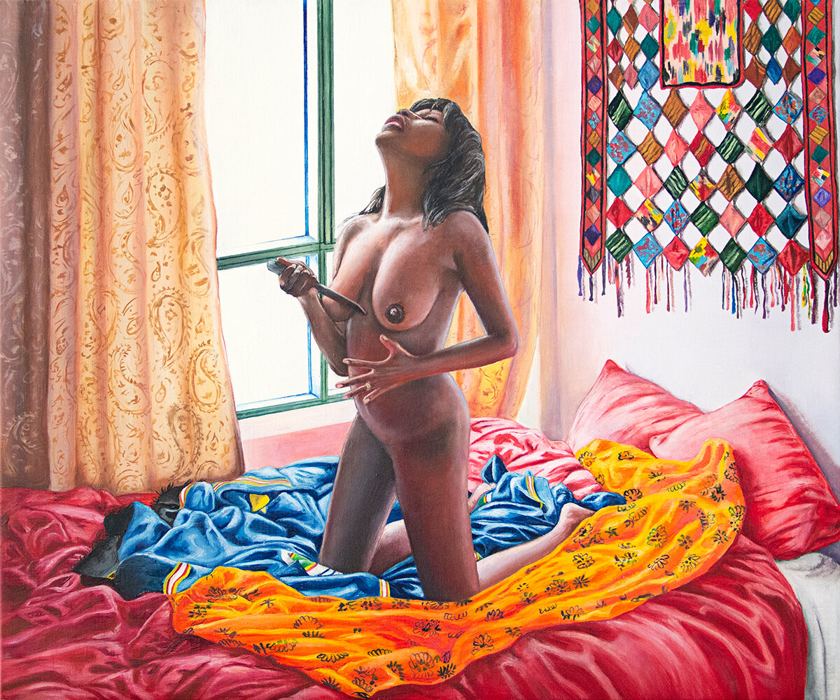 Lucrèce noire - 2019Oil on canvas, 54 x 65 cm