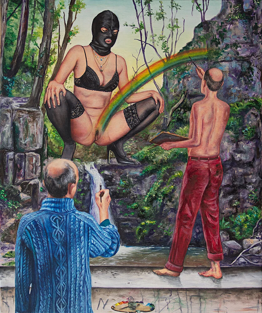 L’intrus - 2020Oil on canvas, 65 x 54 cm