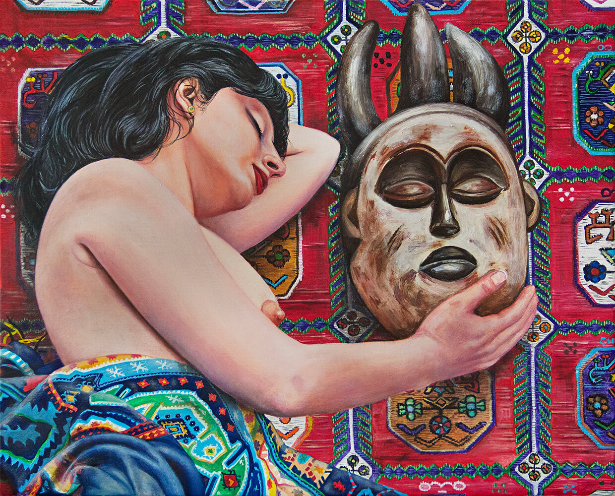 L’amour reciproque - 2020Oil on canvas, 40 x 50 cm
