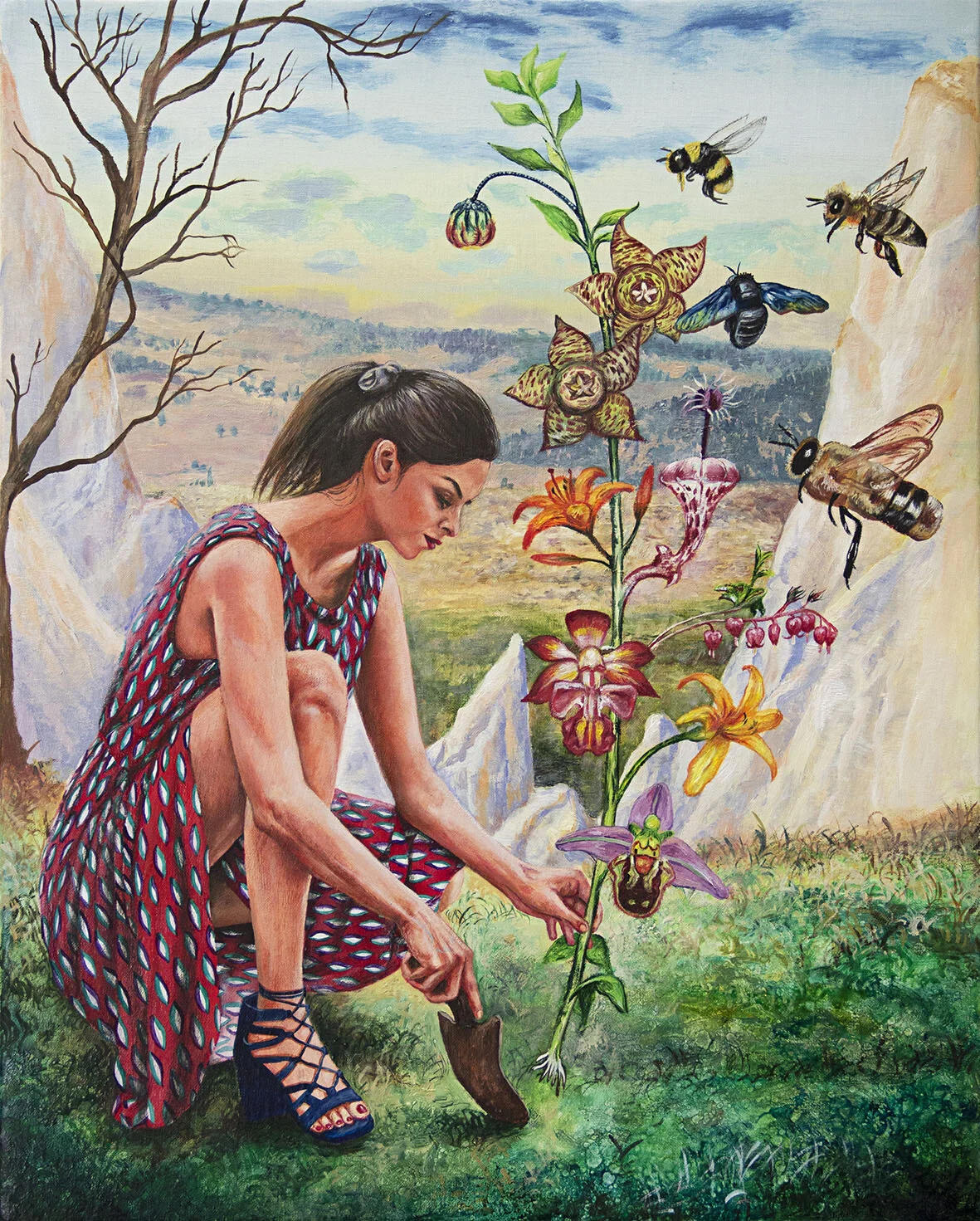 Le sacre du printemps - 2020Oil on canvas, 50 x 40 cm
