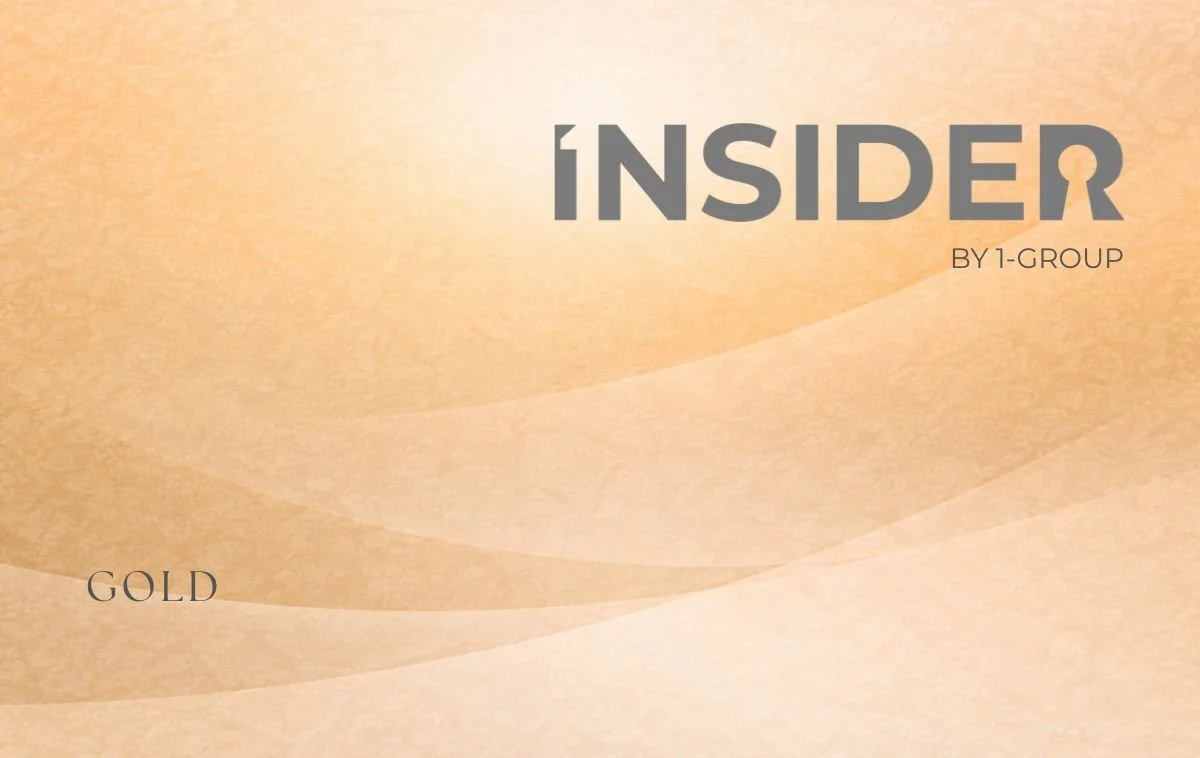 Gold Tier Membership with 1-Insider loyalty programme