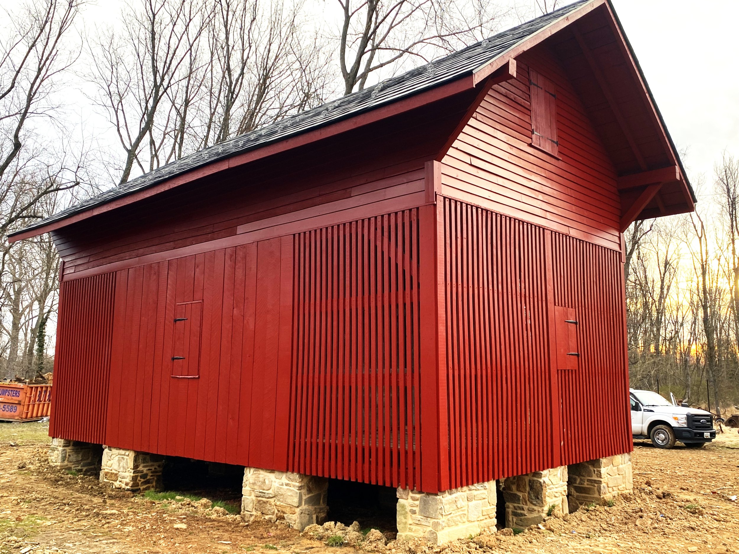Emily Bayless Graham Park Corn Crib and Hay Barn Stabilization/Weatherization