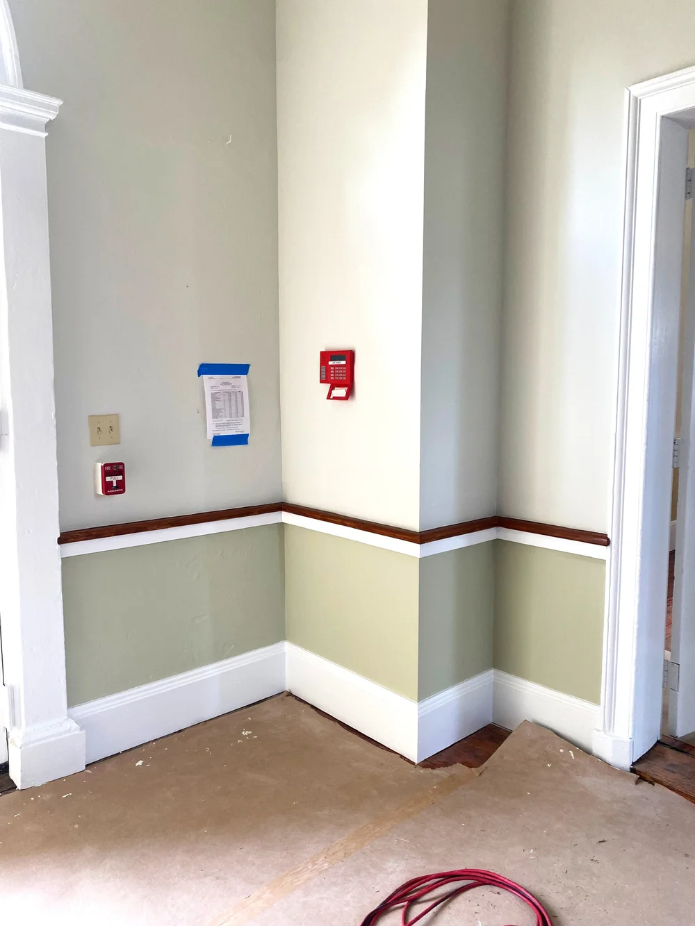After In Wall Ductwork with Trim.JPG