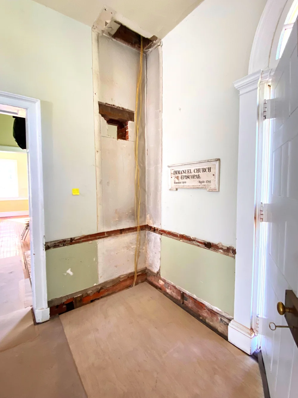 Before In Wall Ductwork.JPG