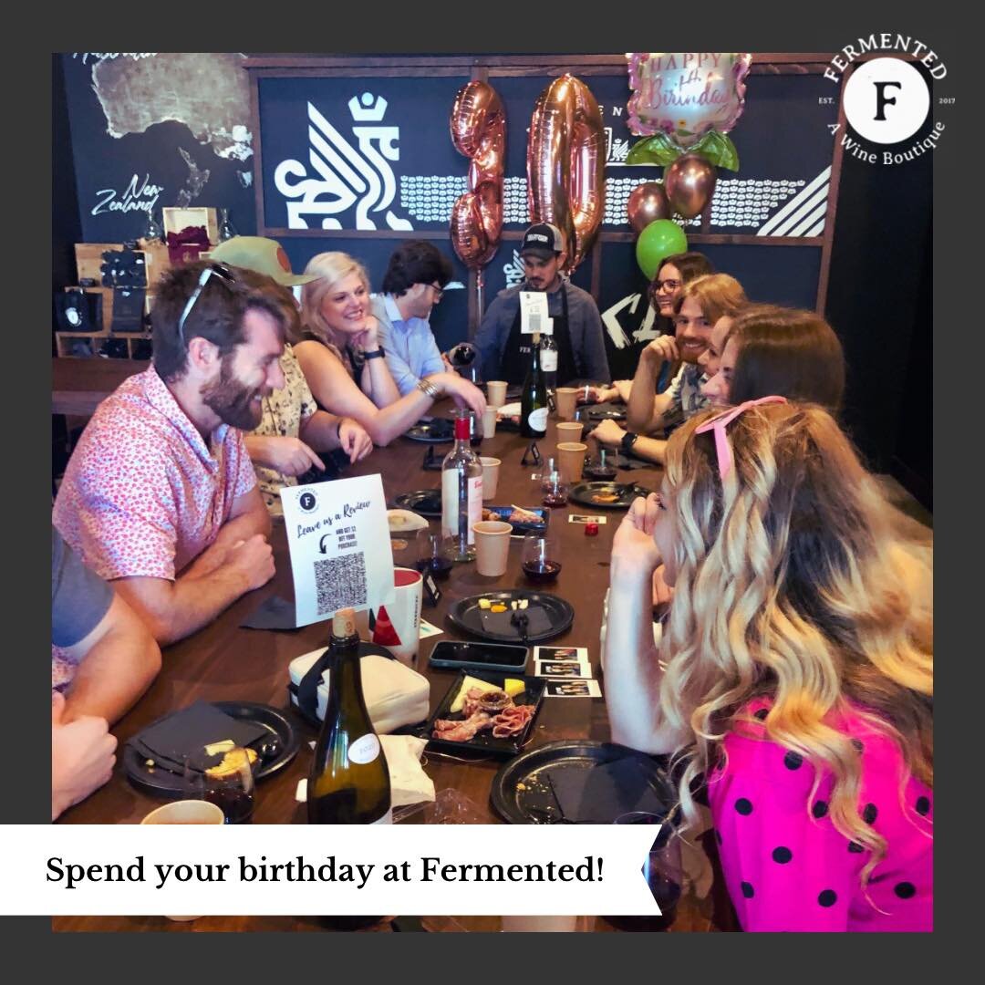 Tastings make an awesome birthday celebration! Reach out to Cheers@FermentedATL.com to plan a special birthday at Fermented. 🍾✨
.
.
.
#winetasting #wine #winelover #winetime #winestagram #naturalwine #vino #winelovers #instawine #awesomealpharetta #