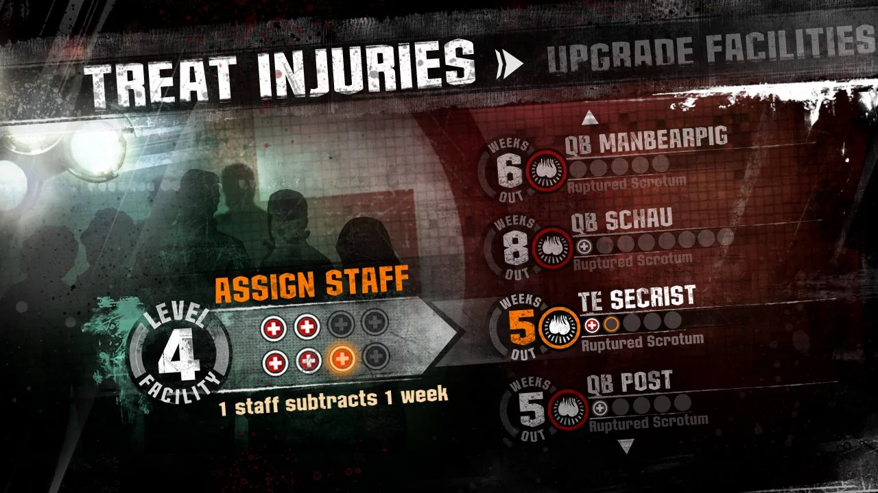 Player Upgrade screen comp.