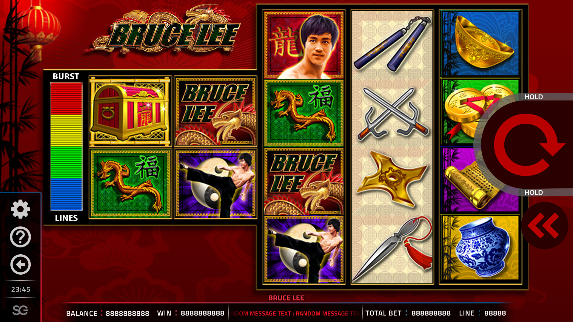 Generic UI with color-matched elements.