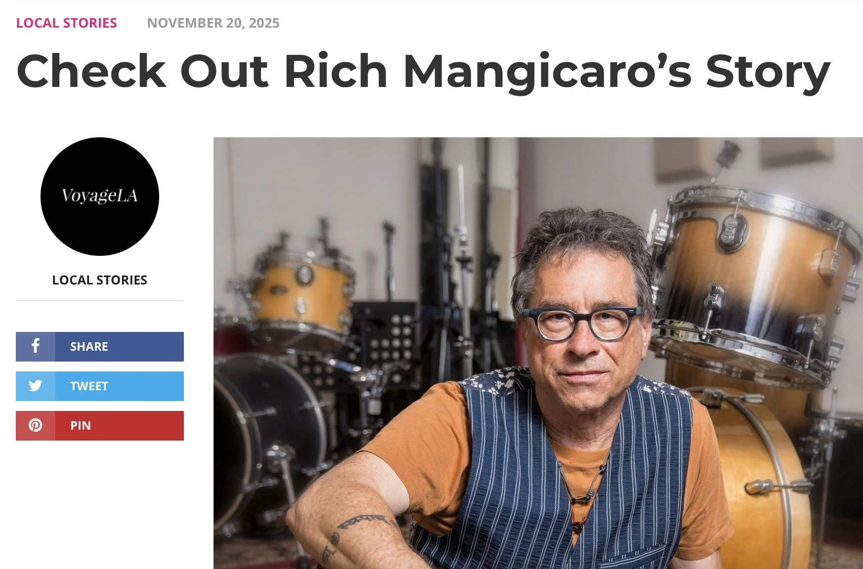 New Feature Article from VoyageLA Magazine!