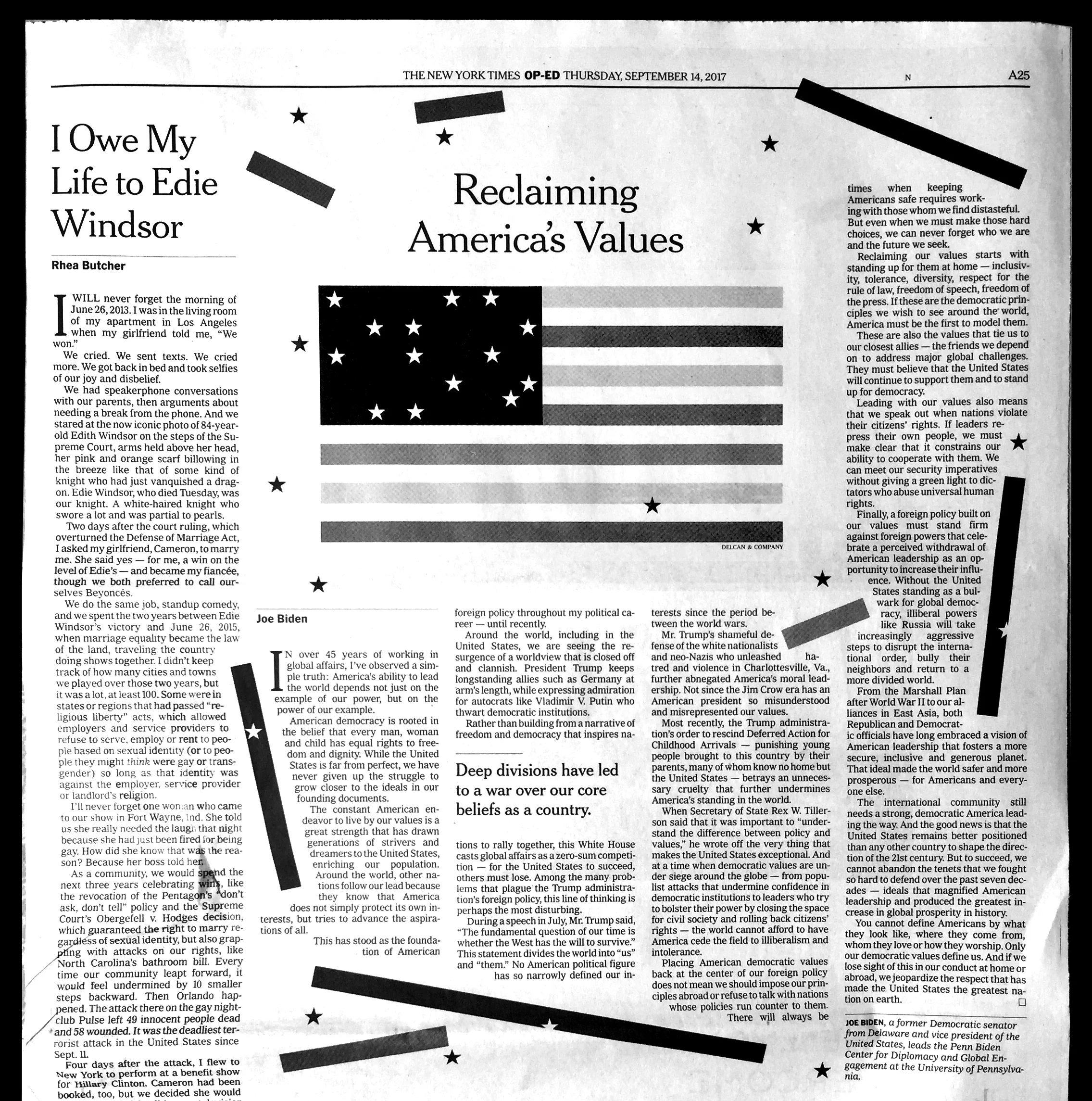Reclaiming America’s Values by Joe Biden