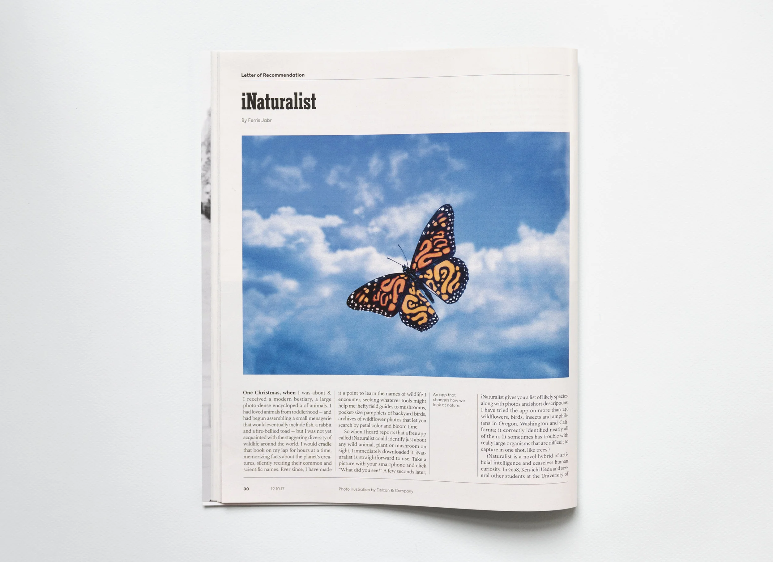 iNaturalist. Letter of Recommendation. The New York Times Magazine.