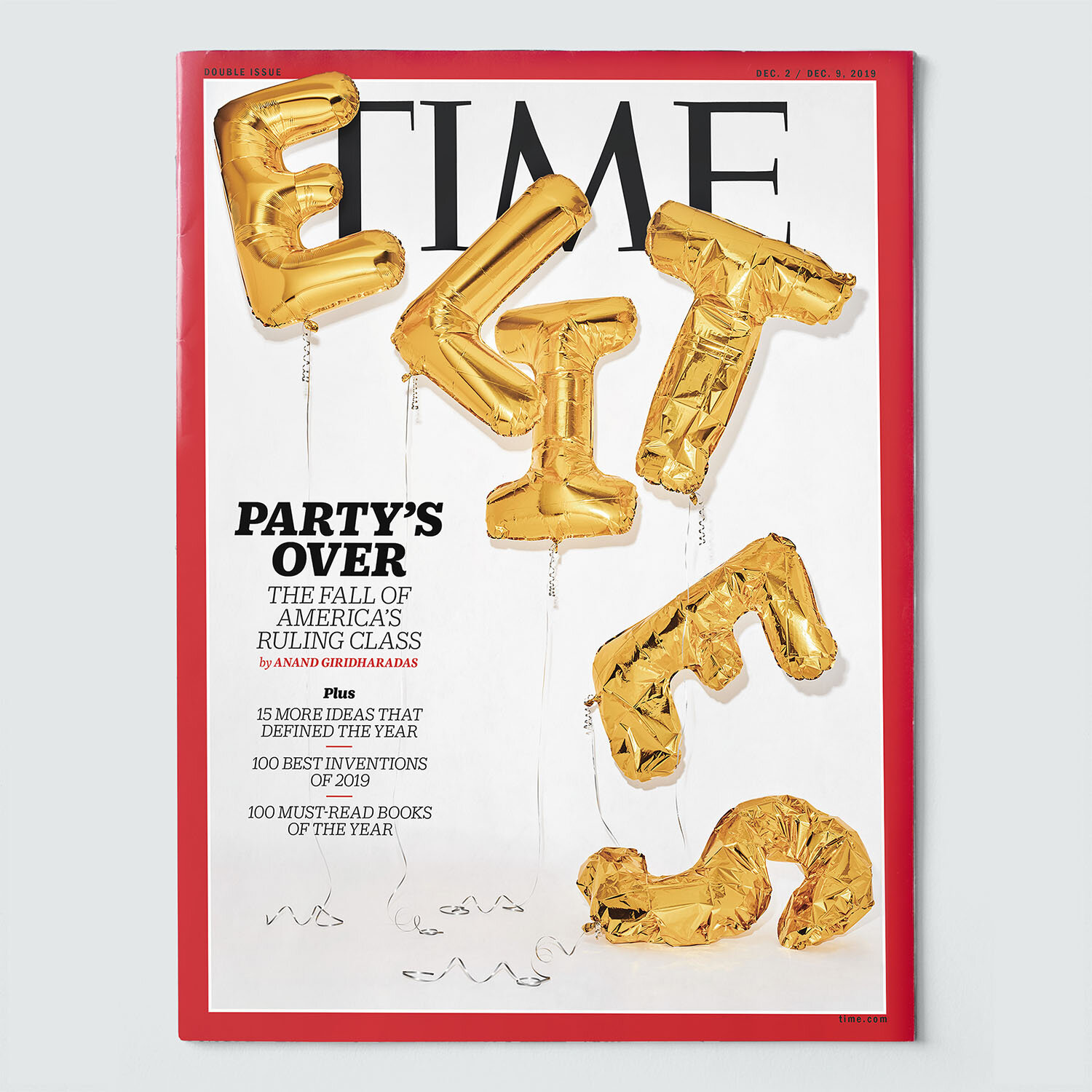 COVER FOR TIME MAGAZINE / CONCEPT BY Delcan &amp; CO. / PHOTOGRAPHED BY JAMIE CHUNG
