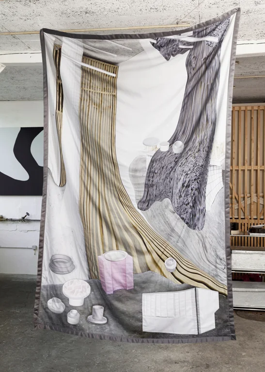 Cécile Krähenbühl, Couverture #1, CÉRAMIQUES , 2016. Courtesy of the artist and HIT, Geneva. Photograph © Lucas Olivet.
