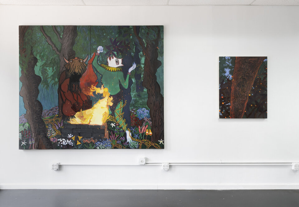  Installation view. 