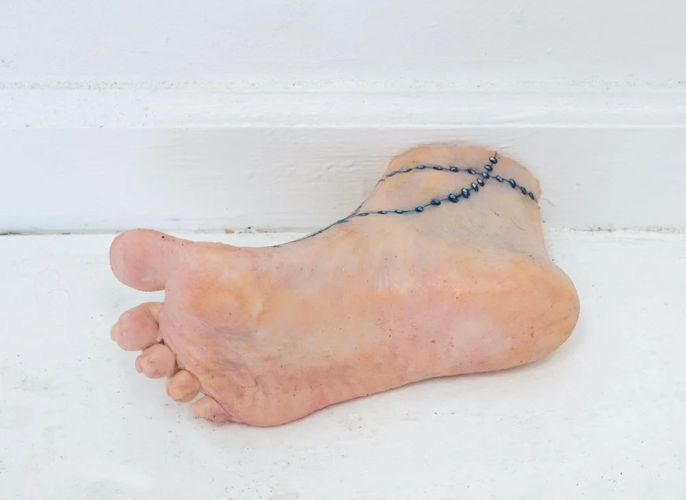  Lily Hyon,  Come Clean,  2025. Silicone, polyurethane foam. 3.5 x 9 x 4.5 inches. 