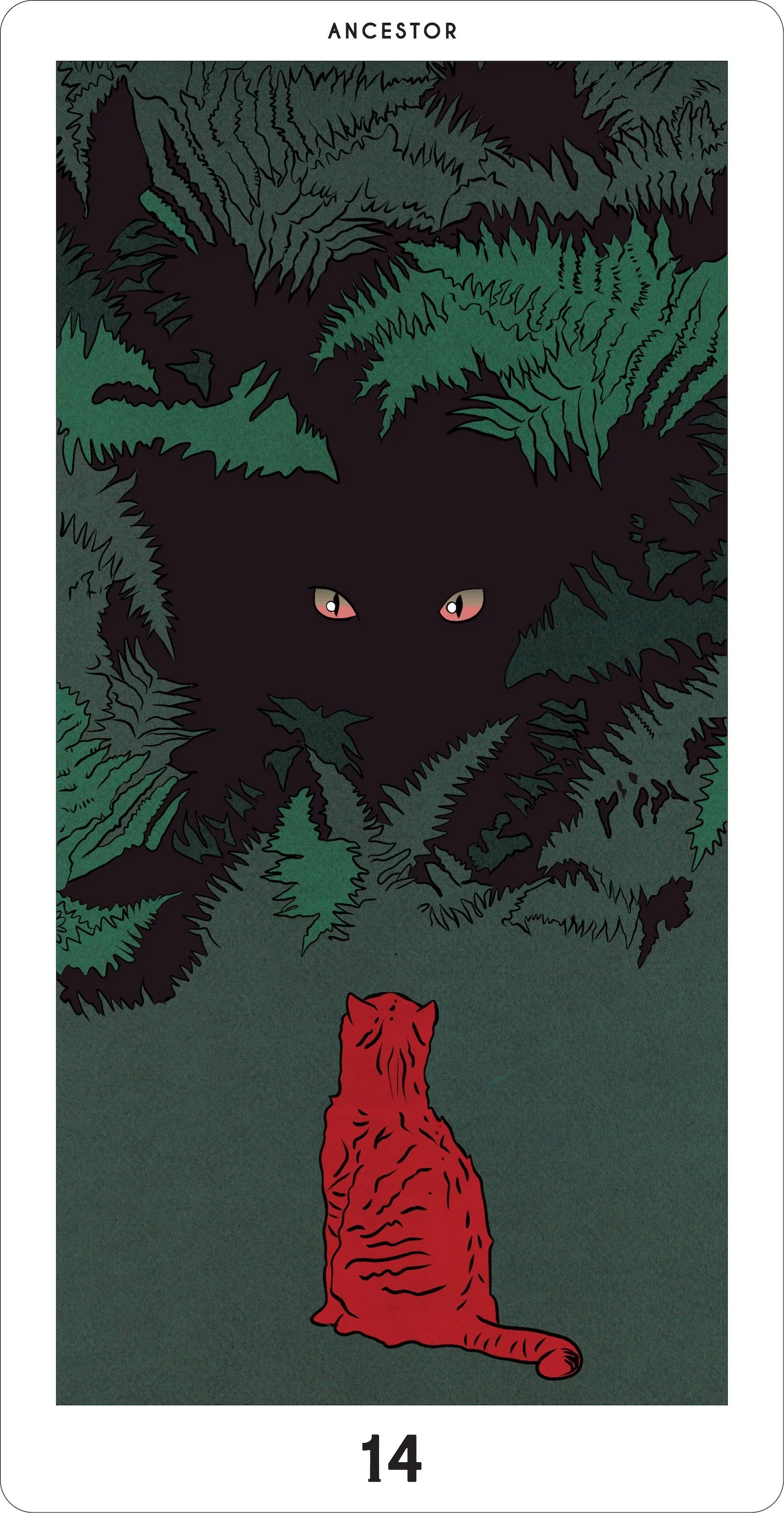   14 of Cats (Ancestor) , 2025.  