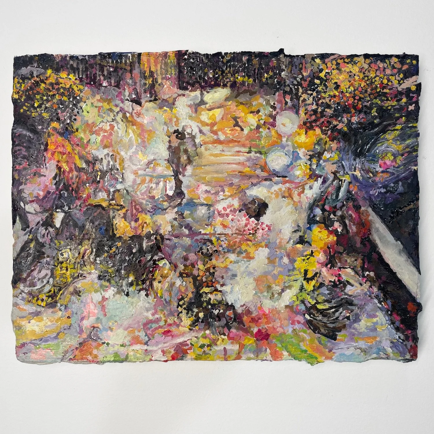   All Vampires! , 2026. Oil on canvas. 9 x 12 inches. 