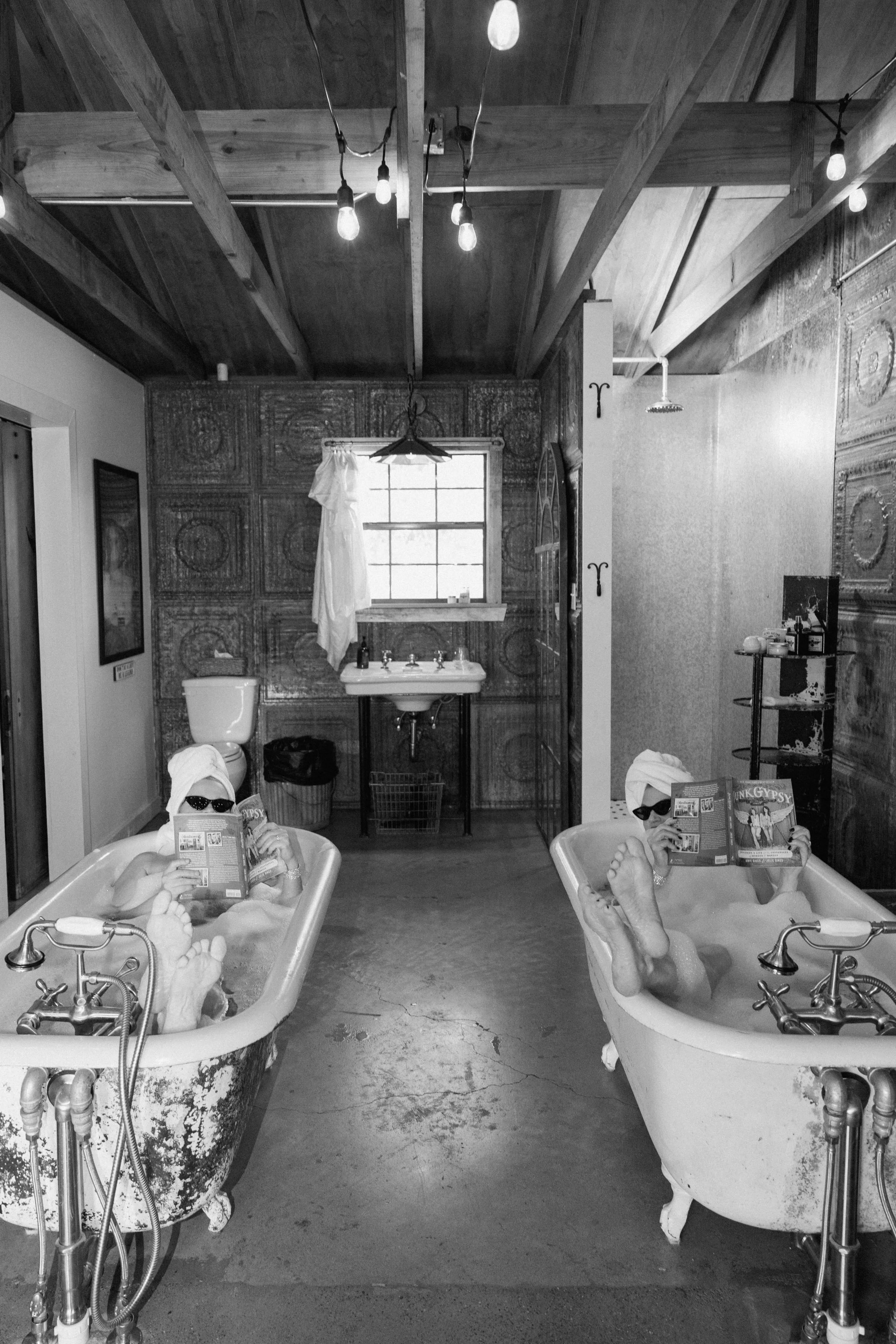 Best Friends in Round Top, Texas at Thelma’s Garage at the Wander Inn by Junk Gypsy!