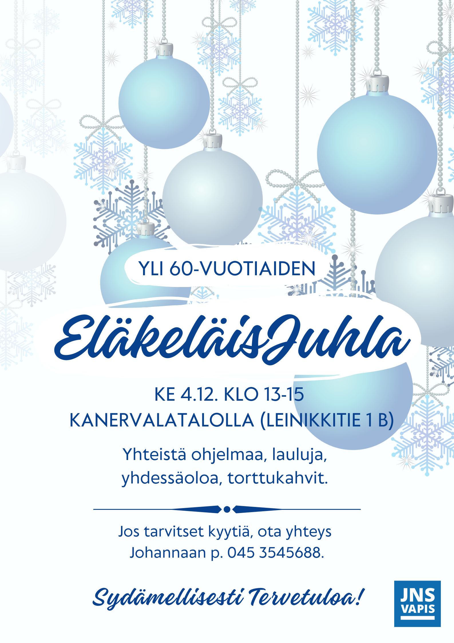 Yli 60-vuotiaiden EläkeläisJuhla