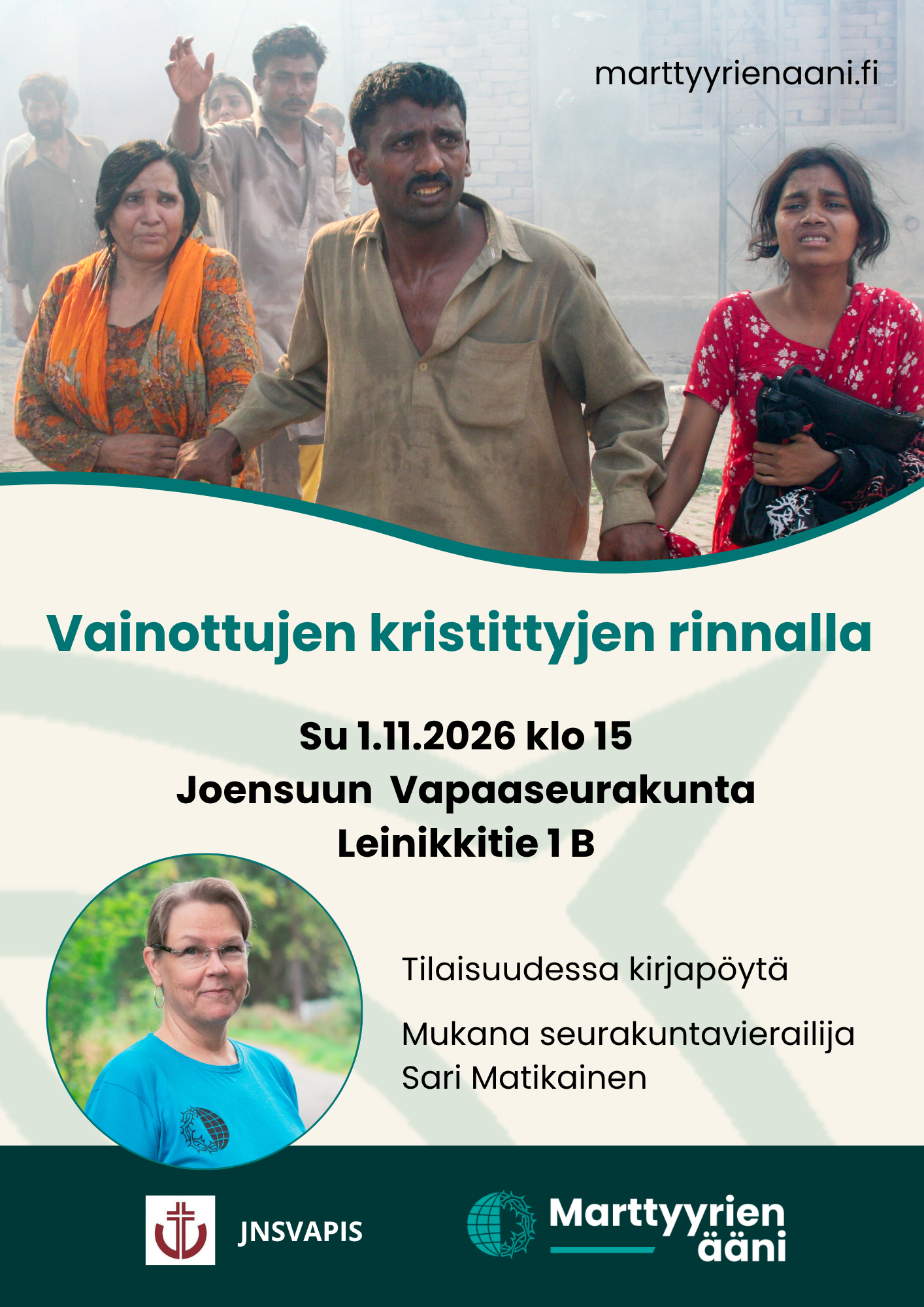 VAPIKSEN SUNNUNTAI, Marttyyrien ääni
