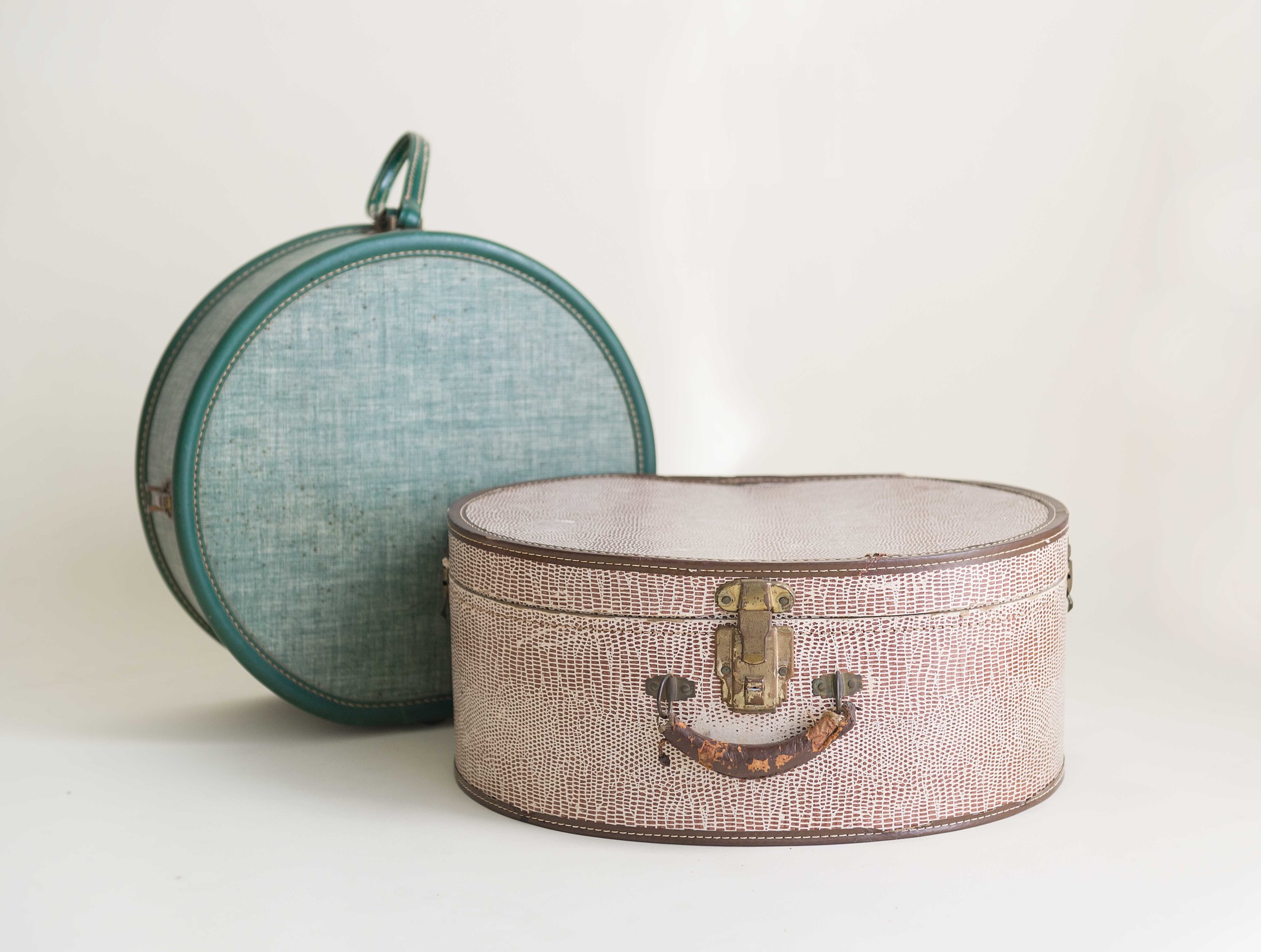  Vintage suitcases make great props because after all, your little one is going places.&nbsp; 