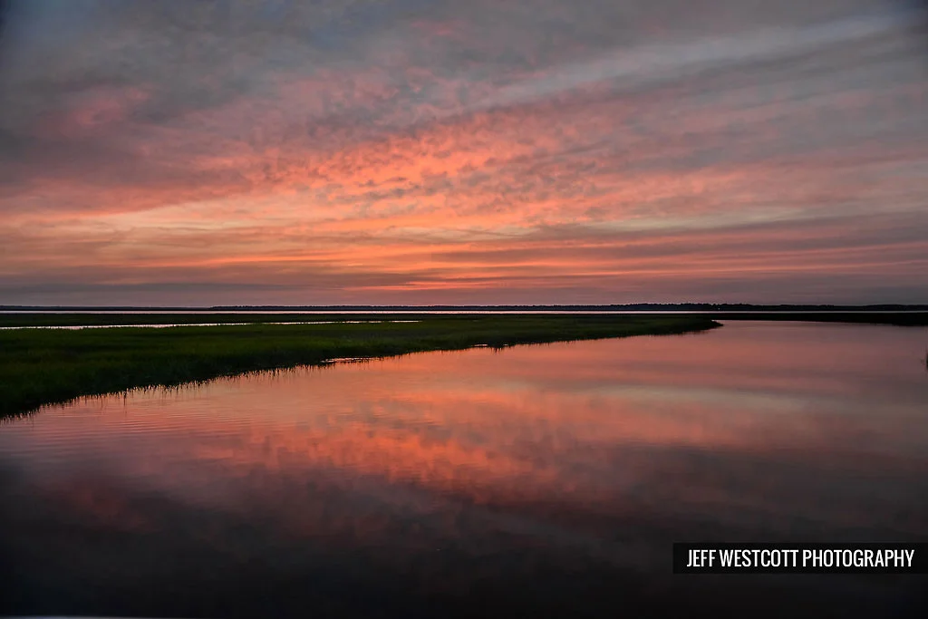 sunset marsh walker's landing