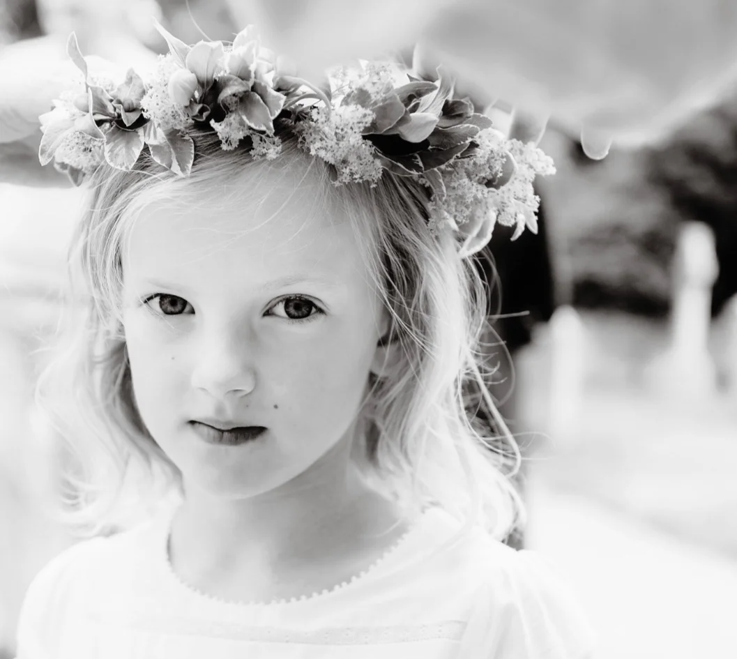 bridesmaid's floral crown