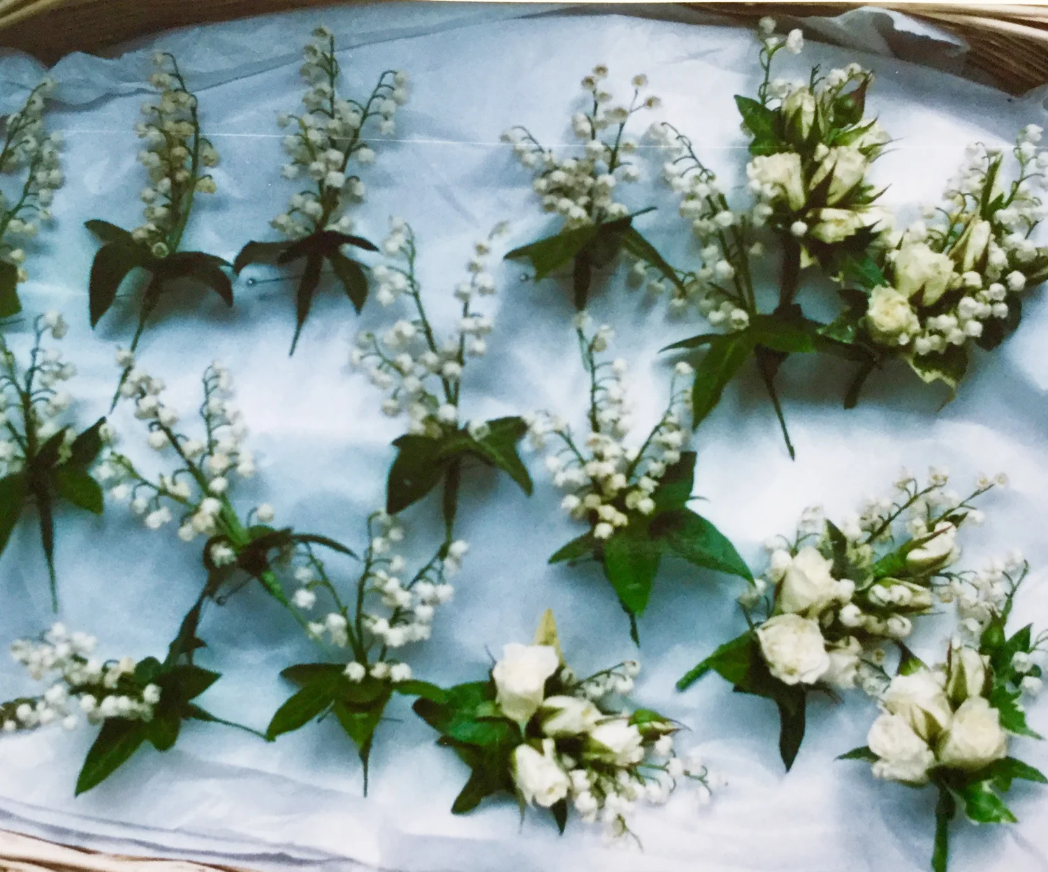 buttonholes lily of the valley