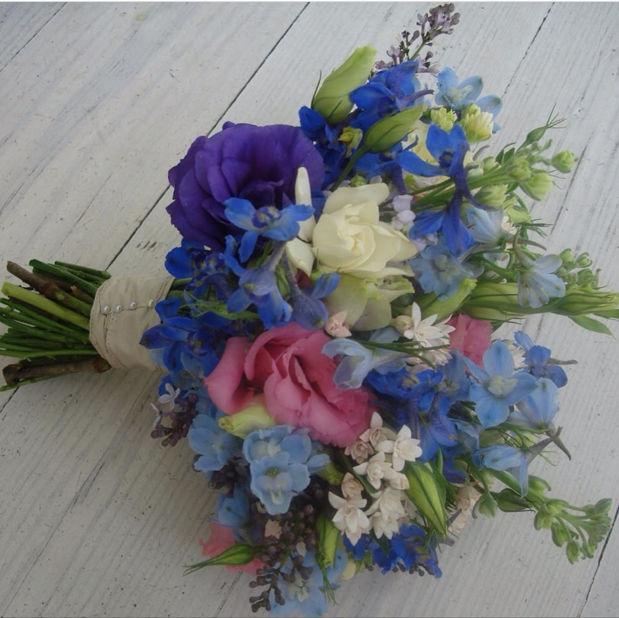 bouquet. delphiniums