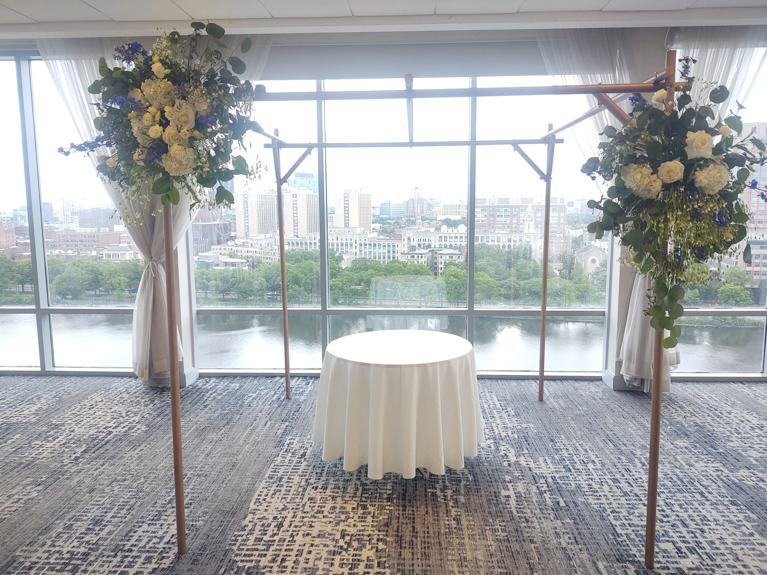 Contemporary Copper Chuppah