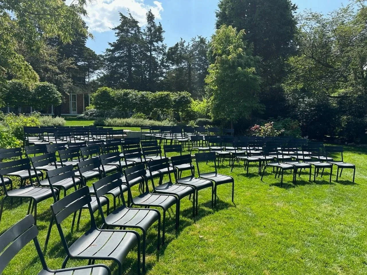 Black Ceremony Chairs - Metal